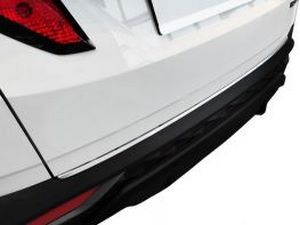 Накладка на бампер Hyundai Tucson IV (NX4; 21-) - Avisa (стальная) 7