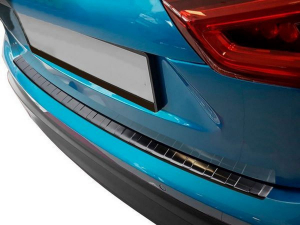 Накладка на бампер Nissan Qashqai II (J11; 17-21) - Avisa (чорна) 4