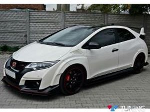 Передній спліттер V.1 Honda Civic 9 Type R (15-) 5