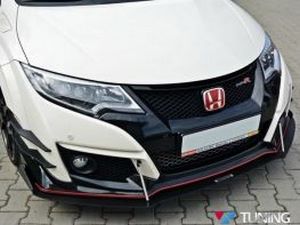 Сплиттер передний гоночный V.2 Honda Civic 9 Type R (15-) 2