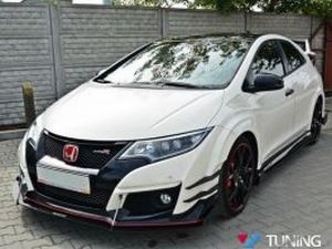Сплиттер передний гоночный V.2 Honda Civic 9 Type R (15-) 5