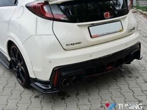 Задні бічні спліттери Honda Civic 9 Type R (15-) 3