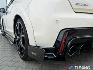 Гоночные задние боковые сплиттера Honda Civic 9 Type R (15-) 2