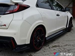 Диффузоры боковые Honda Civic 9 Type R (15-) 3