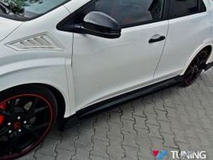 Гоночні бічні дифузори Honda Civic 9 Type R (15-) 2