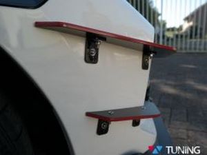 Обтекатели боковые бампера Honda Civic 10 Type R (17-) 2