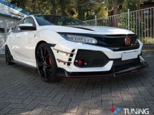 Сплиттер передний Honda Civic 10 Type R (17-) 2