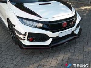 Сплиттер передний Honda Civic 10 Type R (17-) 3