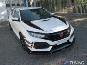Сплиттер передний Honda Civic 10 Type R (17-) 4