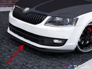 Спліттер передній Skoda Octavia A7 (13-) - V.2 2