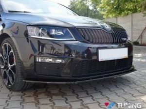 Спліттер передній Skoda Octavia A7 RS (13-17) - V.1 2