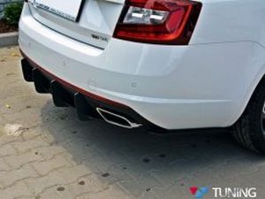 Диффузор задний Skoda Octavia A7 RS (13-19) 4
