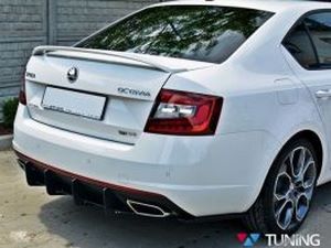 Дифузор задній Skoda Octavia A7 RS (13-19) 5