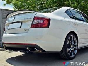 Сплиттера задние боковые Skoda Octavia A7 RS (13-19) 5