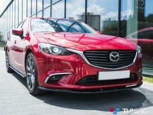 Сплиттер передний Mazda 6 III (GJ; 14-17) рестайлинг - V.1 2