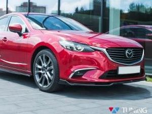 Спліттер передній Mazda 6 III (GJ; 14-17) рестайлінг - V.2 2