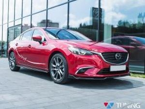 Спліттер передній Mazda 6 III (GJ; 14-17) рестайлінг - V.2 3