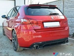 Боковые задние сплиттера Peugeot 308 II GTI (15-18) 3