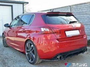 Боковые задние сплиттера Peugeot 308 II GTI (15-18) 4
