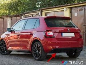 Диффузор заднего бампера SKODA Fabia 3 III (2014-) Hatchback 1 1