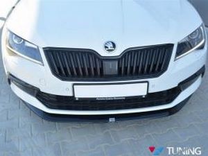 Спліттер передній Skoda Superb III (15-19) - V1 3