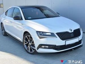 Спліттер передній Skoda Superb III (15-19) - V1 4