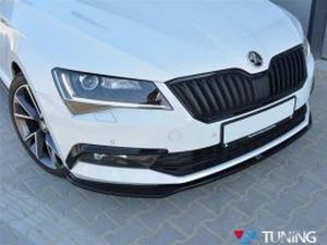 Спліттер передній Skoda Superb III (15-19) - V2 2