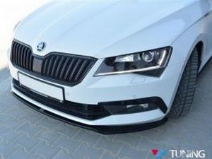 Спліттер передній Skoda Superb III (15-19) - V2 4