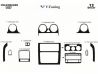 Накладки на торпедо VW Caddy III (2004+) - схема элементов 2