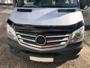 Дефлектор капота Mercedes Sprinter W906 (13-18) - Hic (акрил) 2