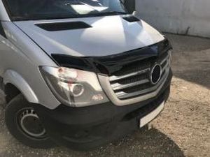 Дефлектор капота Mercedes Sprinter W906 (13-18) - Hic (акрил) 3