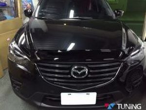 Дефлектор капота Mazda CX-5 I (KE; 12-17) - Hic (акрил) 1