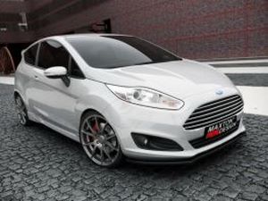 Спліттер передній Ford Fiesta Mk7 (13-16) рестайлінг 3