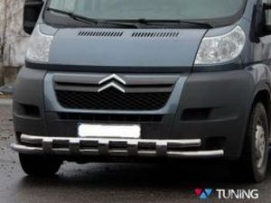 Защита передняя Fiat Ducato (06-/14-) - труба двойная