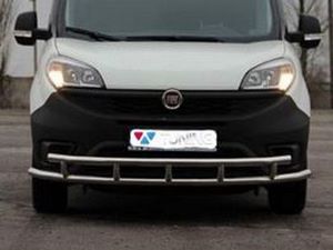 Защита передняя FIAT Doblo II (2010-) труба двойная