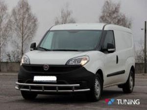 Защита передняя FIAT Doblo II (2010-) труба двойная 3