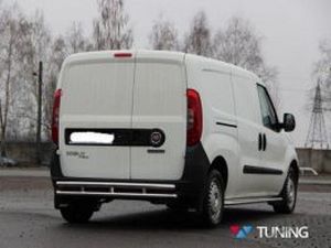 Защита задняя FIAT Doblo II (2010-) труба двойная 3