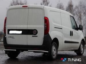 Задние углы бампера Fiat Doblo II (10-22) - трубки 3