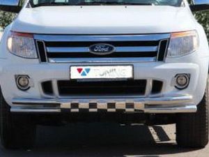 Защита передняя Ford Ranger T6 (11-) - труба двойная