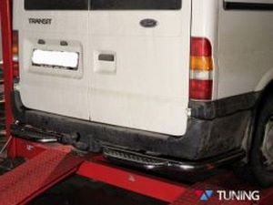 Защита заднего бампера Ford Transit III (00-14) - подножки