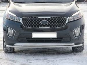 Защита передняя KIA Sorento III (UM) (труба двойная) 1 1