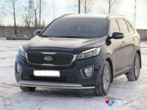 Защита передняя KIA Sorento III (UM) (труба двойная) 4 4