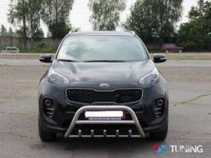 Кенгурятник с грилем KIA Sportage IV (2016+) 2 2