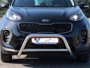 Кенгурятник Kia Sportage IV (QL; 16-21) - с перемычкой