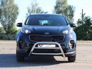 Кенгурятник с двумя перемычками KIA Sportage IV (2016+) 2 2