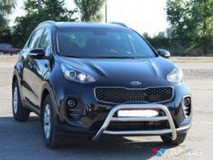 Кенгурятник с двумя перемычками KIA Sportage IV (2016+) 3 3