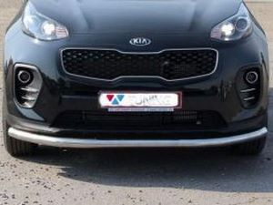 Защита передняя Kia Sportage IV (QL; 16-21) - труба одинарная