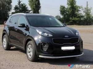 Защита передняя KIA Sportage IV (труба одинарная) 4 4