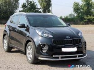 Защита передняя KIA Sportage IV (15-21) - труба двойная 4