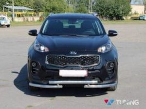 Защита передняя KIA Sportage IV (труба тройная) 3 3